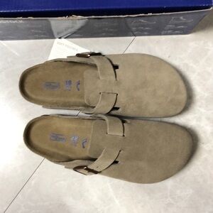 Birkenstock TAUPE BOSTON birks